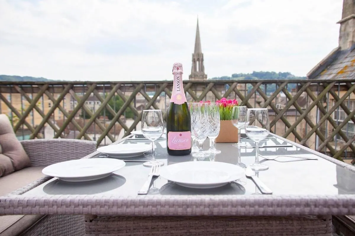 Apartment The Roof Terrace Maisonette - City Centre Bath